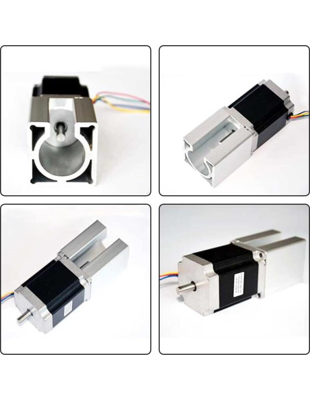 Soporte de Motor Paso a Paso Nema23 RATTMMOTOR 57mm Aluminio