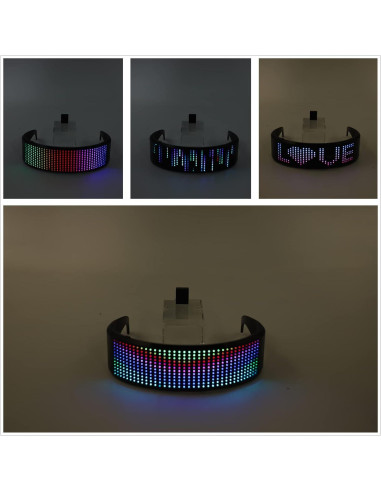 Gafas LED Bluetooth Cokotee-2 Personalizables para Fiestas
