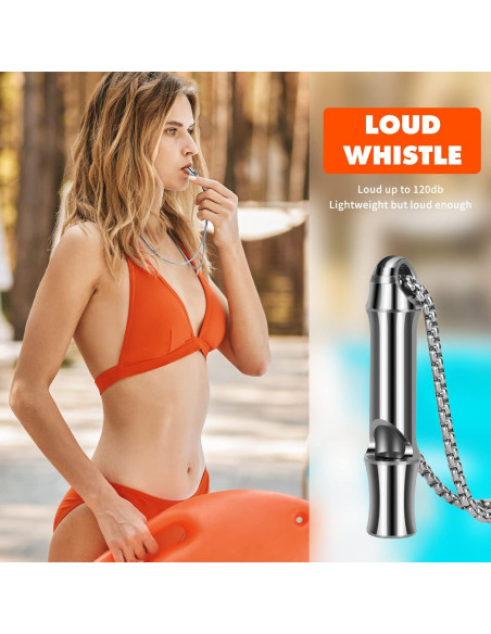 Silbato de Emergencia Dantoel de Titanio 120dB para Outdoor