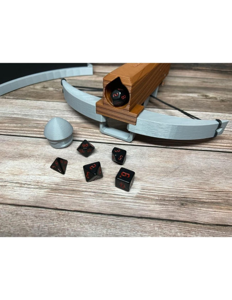 Lanzador de Dados de Ballesta MunnyGrubbers Bronce 7PCS D20