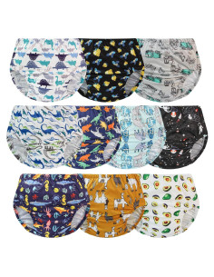 Cubiertas de Pañal Impermeables EZ Moms 1T - Paquete de 10