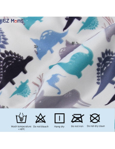 Cubiertas de Pañal Impermeables EZ Moms 1T - Paquete de 10 2