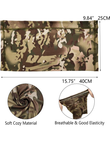 Conjunto Gorra Camo y Gaiter de Cuello UV Táctico