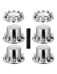 Cubiertas de Eje VEVOR para Camiones Semi 2 Delanteras 4 Traseras