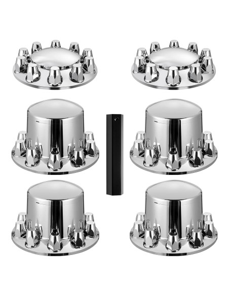 Cubiertas de Eje VEVOR para Camiones Semi 2 Delanteras 4 Traseras