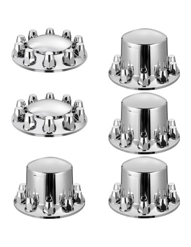 Cubiertas de Eje VEVOR para Camiones Semi 2 Delanteras 4 Traseras