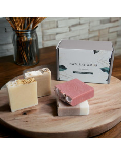 Set de Jabón Orgánico Natural Amor - 4 Barras de 121.9g 2
