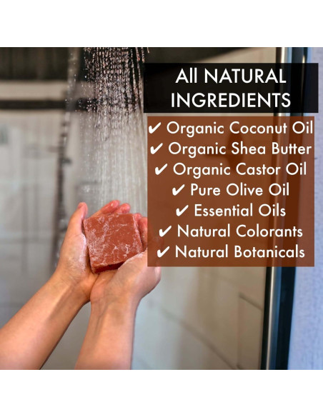 Set de Jabón Orgánico Natural Amor - 4 Barras de 121.9g