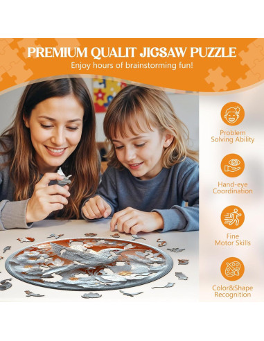 Rompecabezas de Madera 3D Lovpippi Colibrí 100 Piezas 21.5cm