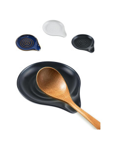 Soporte para Cucharas de Cerámica YINPIXUS 15.8 cm Negro