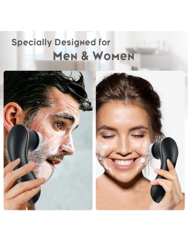 Cepillo Facial Eléctrico Orauley IPX7 Recargable 4 Cabezas