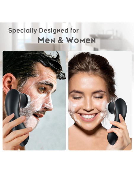 Cepillo Facial Eléctrico Orauley IPX7 Recargable 4 Cabezas Cepillo Facial Eléctrico Orauley IPX7 Recargable 4 Cabezas