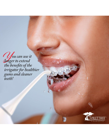 Tanque de Agua Extendida ToiletTree para Irrigador Oral Azul