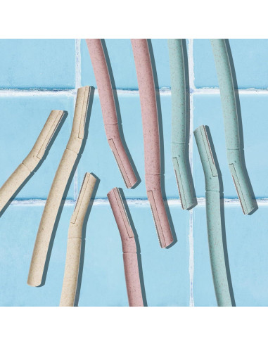 Navajas de Dermaplaning EROWZOLA 6pcs para Cejas y Vello Facial