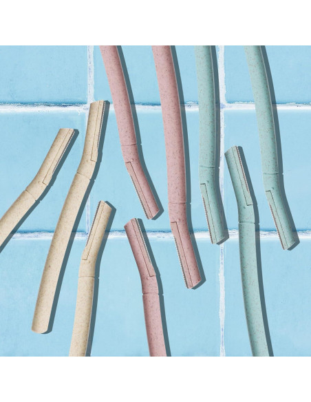 Navajas de Dermaplaning EROWZOLA 6pcs para Cejas y Vello Facial