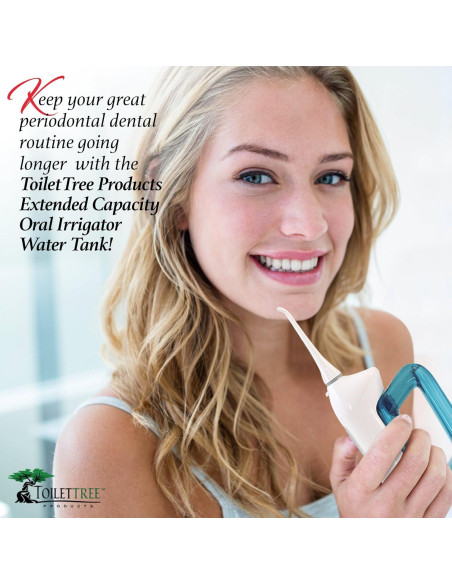 Tanque de Agua Extendida ToiletTree para Irrigador Oral Azul