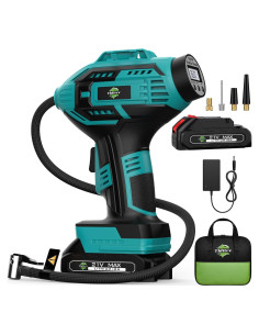 Compresor de Aire Portátil Thfitrv 21V 150 PSI Inflador Digital