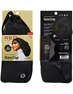 Gorro de Lluvia Impermeable Red by Kiss con Forro de Satén 2