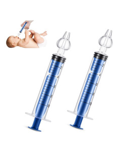 Irrigador Nasal Reutilizable LONMATO 2 Piezas Azul 10mL