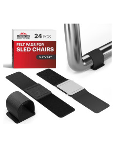 Protectores de Suelo para Sillas X-Protector - 24 Piezas Fieltro