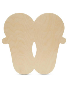 Plantillas de madera en forma de chanclas Woodpeckers 30.48 cm