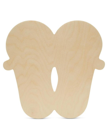 Plantillas de madera en forma de chanclas Woodpeckers 30.48 cm