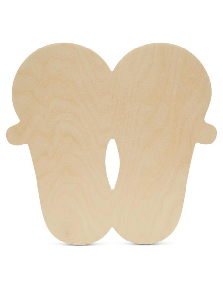 Plantillas de madera en forma de chanclas Woodpeckers 30.48 cm