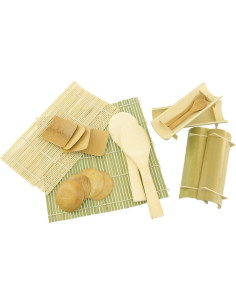 Kit de Sushi BambooMN con Tina Hangiri 10.6" y 19 Piezas 2