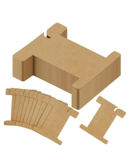 Conjunto de 100 Carretes de Cartón para Hilo de Bordado Gueevin