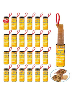 Trampa Adhesiva para Moscas Glovv 24 Paquete - Cinta Colgante Eficaz