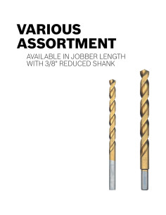 Broca de Metal Nitruro de Titanio BOSCH TI2159 12.7mm x 150mm 2