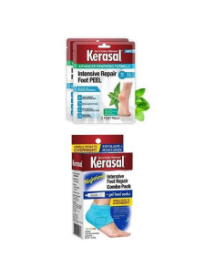 Paquete Kerasal de Peeling y Ungüento para Pies Secos