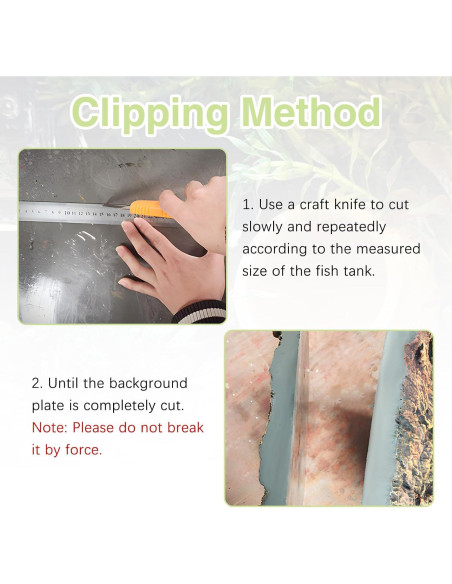 Fondo de Terrario 3D Hamiledyi Roca Falsa 45x28 cm