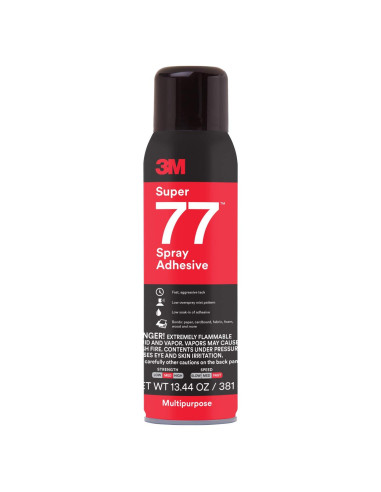 Adhesivo en Spray 3M Super 77 381 g para Papel y Tela