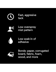 Adhesivo en Spray 3M Super 77 381 g para Papel y Tela 2