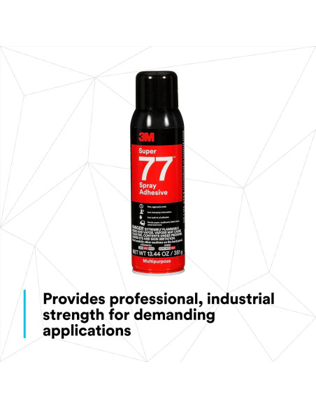 Adhesivo en Spray 3M Super 77 381 g para Papel y Tela