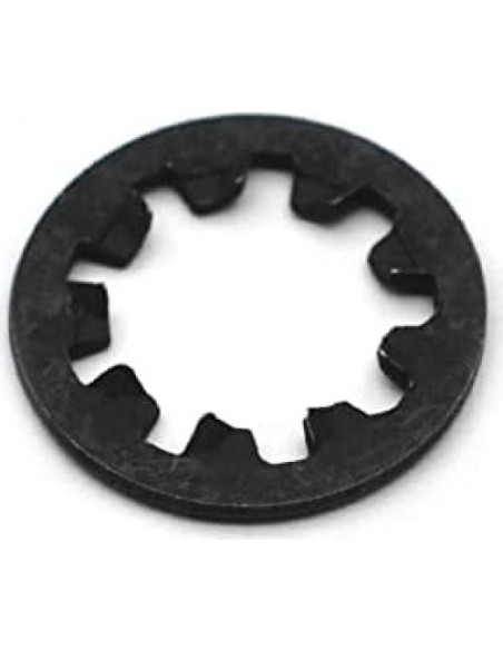 SAPHUE 12 Tuercas y Arandelas para Guitarra 1/4" Acero