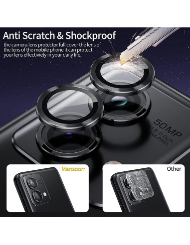 Protector de Lentes de Cámara MOOISVS para Moto G Stylus 5G 2024 - Pack de 2