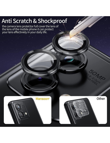 Protector de Lentes de Cámara MOOISVS para Moto G Stylus 5G 2024 - Pack de 2