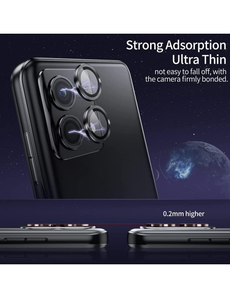 Protector de Lentes de Cámara MOOISVS para Moto G Stylus 5G 2024 - Pack de 2