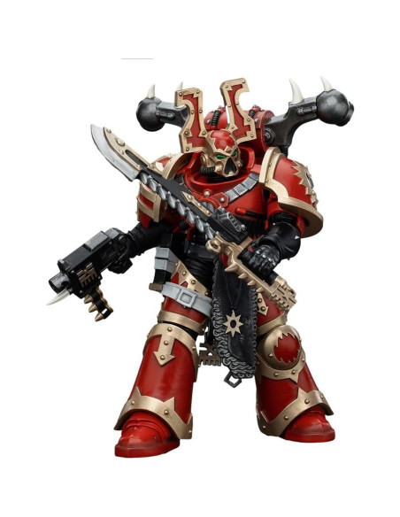 Figura de Acción JOYTOY Warhammer 40K Khorne Berzerker 18.5 cm Figura de Acción JOYTOY Warhammer 40K Khorne Berzerker 18.5 cm