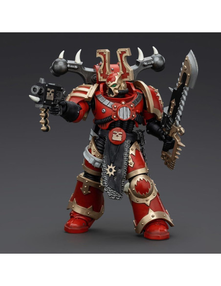Figura de Acción JOYTOY Warhammer 40K Khorne Berzerker 18.5 cm Figura de Acción JOYTOY Warhammer 40K Khorne Berzerker 18.5 cm