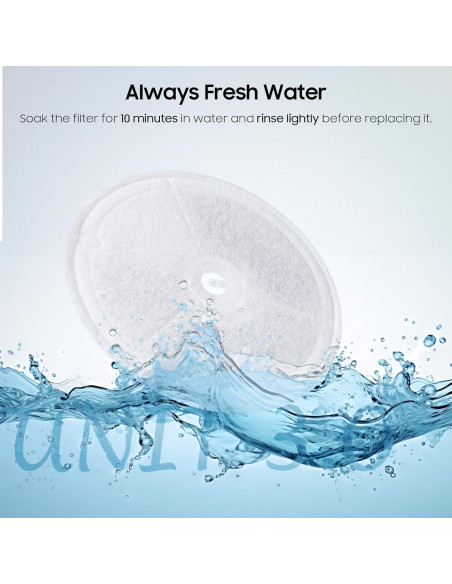 Filtros de Agua para Gatos AWoHH Unidad de Filtro 3.0 - 6 Pcs