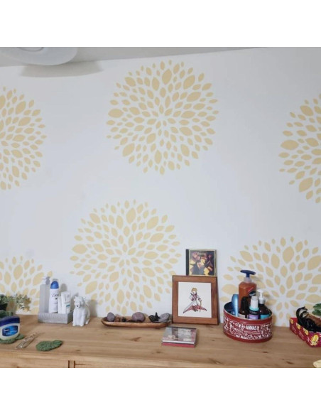 Plantillas de Flores Reutilizables Homeplus007 9 Piezas 35.6 cm Plantillas de Flores Reutilizables Homeplus007 9 Piezas 35.6 cm