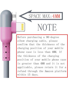 Cable de Carga Lightning para iPhone 6 pies MFi - Paquete de 3 2