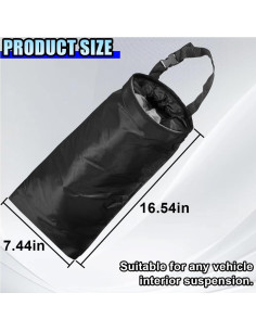 Bolsa de Basura para Auto DUSCOKE 2PCS Desmontable 42x19cm 2