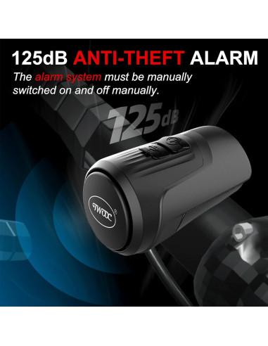 Timbre Eléctrico para Bicicleta BSSOK EH-1 125dB Impermeable