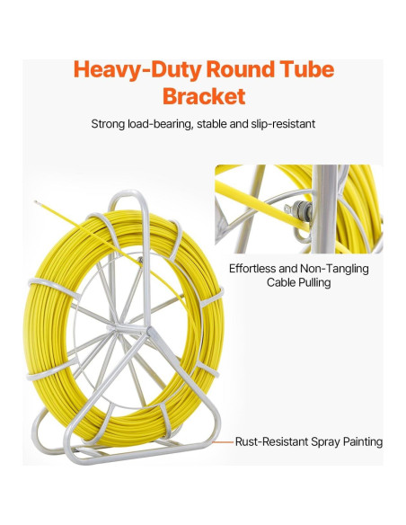 Cinta de Ducto de Fibra de Vidrio VEVOR 129.54 m x 0.64 cm