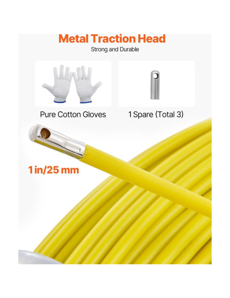 Cinta de Ducto de Fibra de Vidrio VEVOR 129.54 m x 0.64 cm