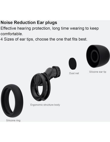 Tapones para Oídos Gutevoz con Cancelación de Ruido 30dB - 8 Pares